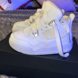 White Jordan 1 retro high toddler nike size 6